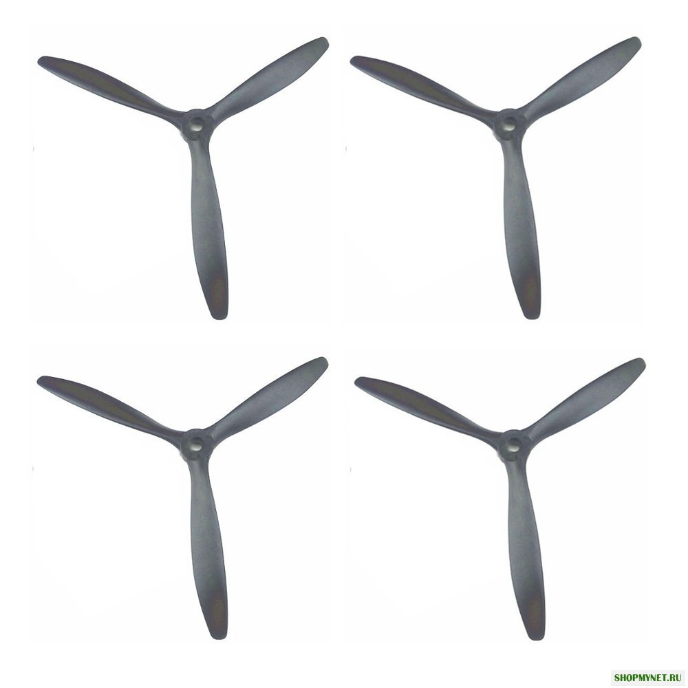 4PCS QTmodel 9060 9x6 дюймов Эффективный 3 Лист лопастной винт для моделей RC