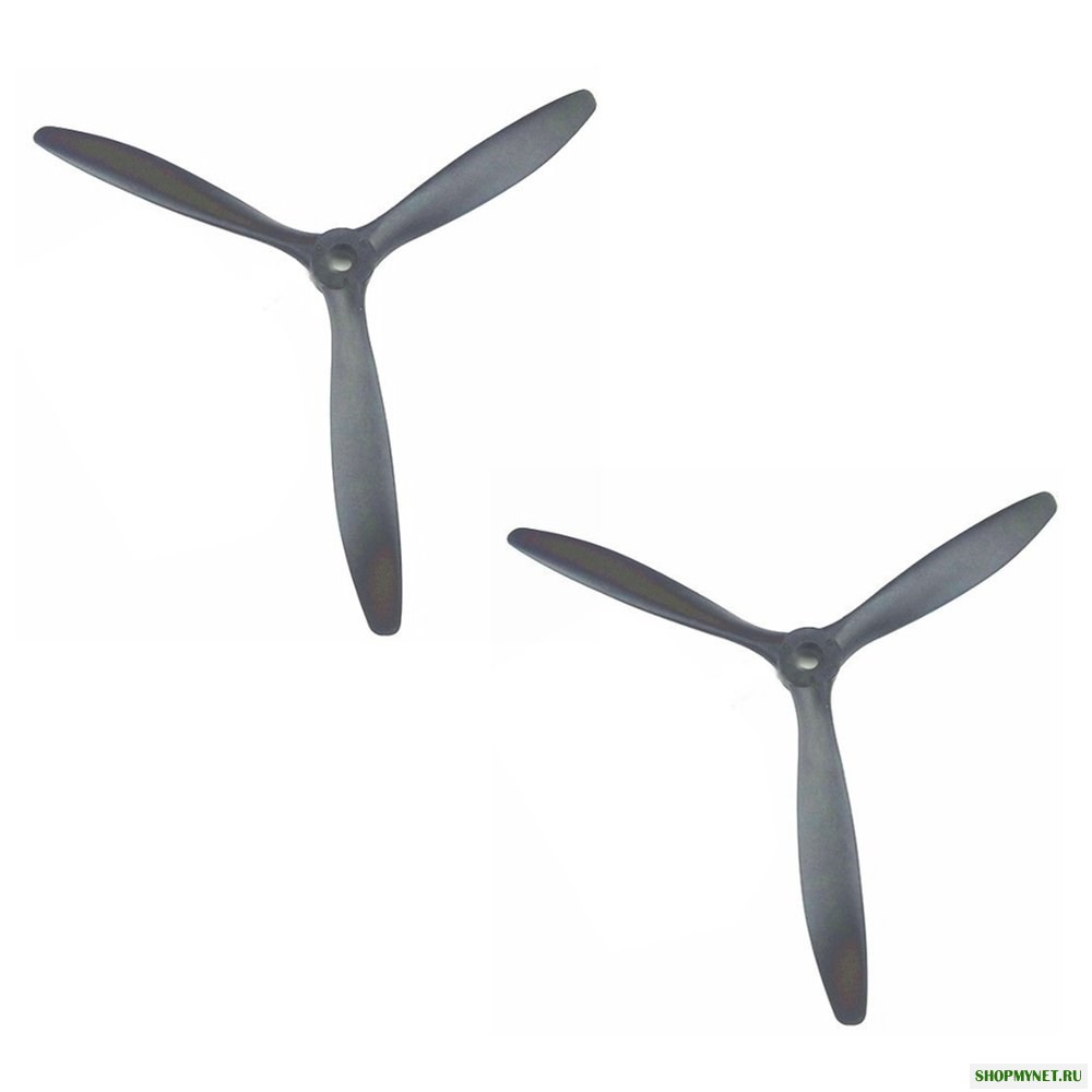 2PCS QTmodel 1060 10x6 дюймов Эффективный 3 Лист лопастной винт для самолета RC