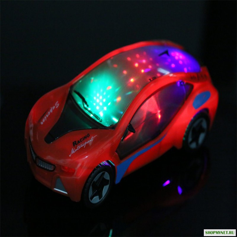 Электроника LED мигающие огни Авто с музыкальным звуком Авто Play Транспорт Литья под давлением Модель Игрушки для детей Подарок